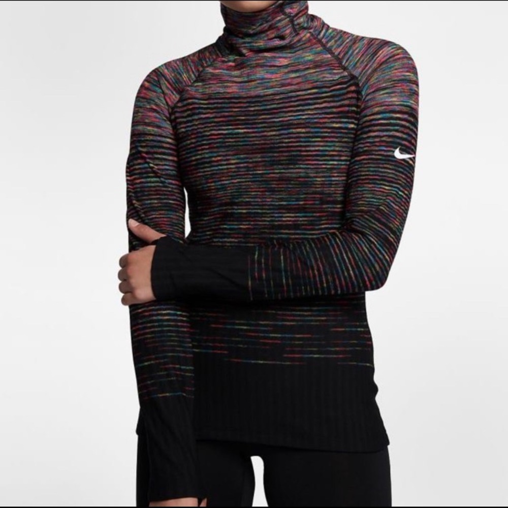 Nike Pro HyperWarm Turtleneck Athletic Top